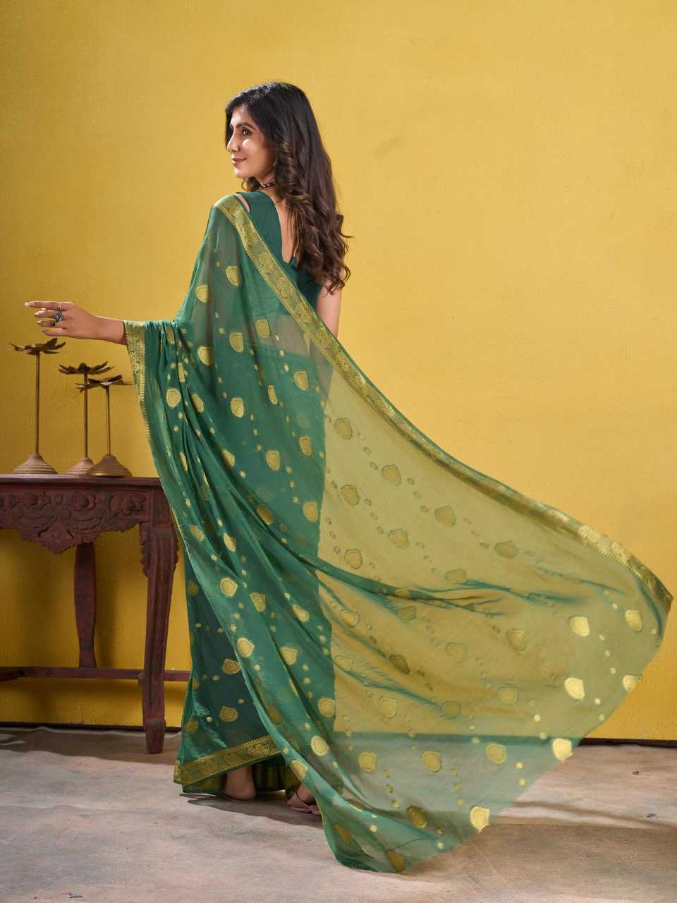 YNF CHIFFON MDR NAZIM WHOLESALE SAREES MANUFACTURER